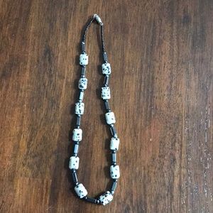 Necklace 18” Black and Tan